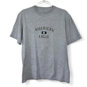 Men’s American Eagle T-Shirt Y2K‎ Gray Casual Streetwear Size S